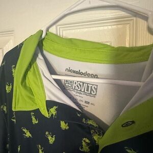 RSVLTS Black and Neon Green Nickelodeon Shirt